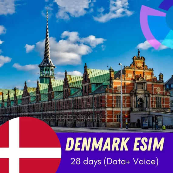 Denmark eSIM 28 days data and calls